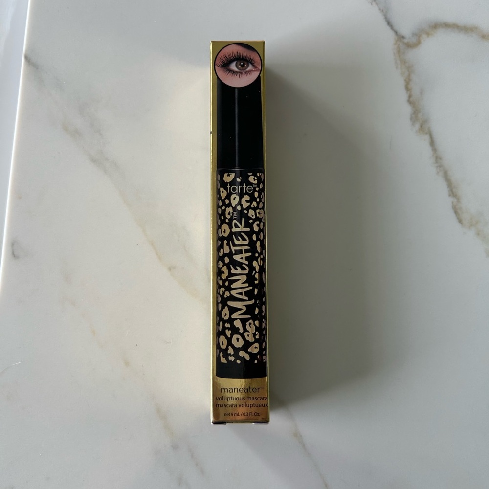 Tarte Maneater Mascara in Black and Gold Full Size NIB